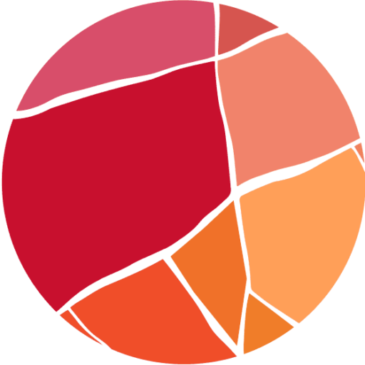 Cerchio nei colori AISM con lavorazione giapponese kinstugi
